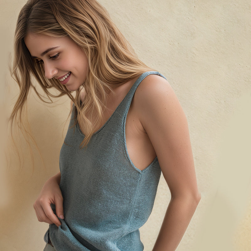 ZhiKnit Tank Tops for Women Summer Sleeveless Scoop Neck T-Shirts Tops Casual Tees Tunics Shirts
