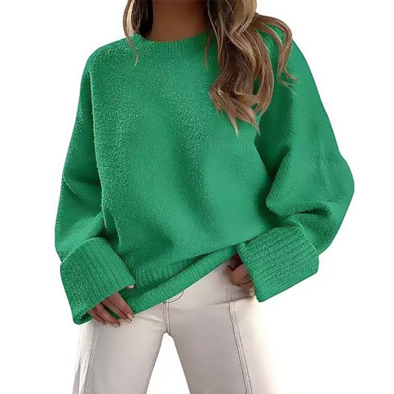 ZhiKnit Women's Oversized Sweaters Fuzzy Chunky Warm Pullover Sweater