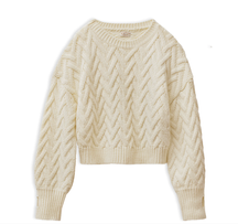 ZhiKnit Womens Sweaters Fall 2025 Cable Knit Long Sleeve Crewneck Oversized Sweater Chunky Pullover Loose Outfits