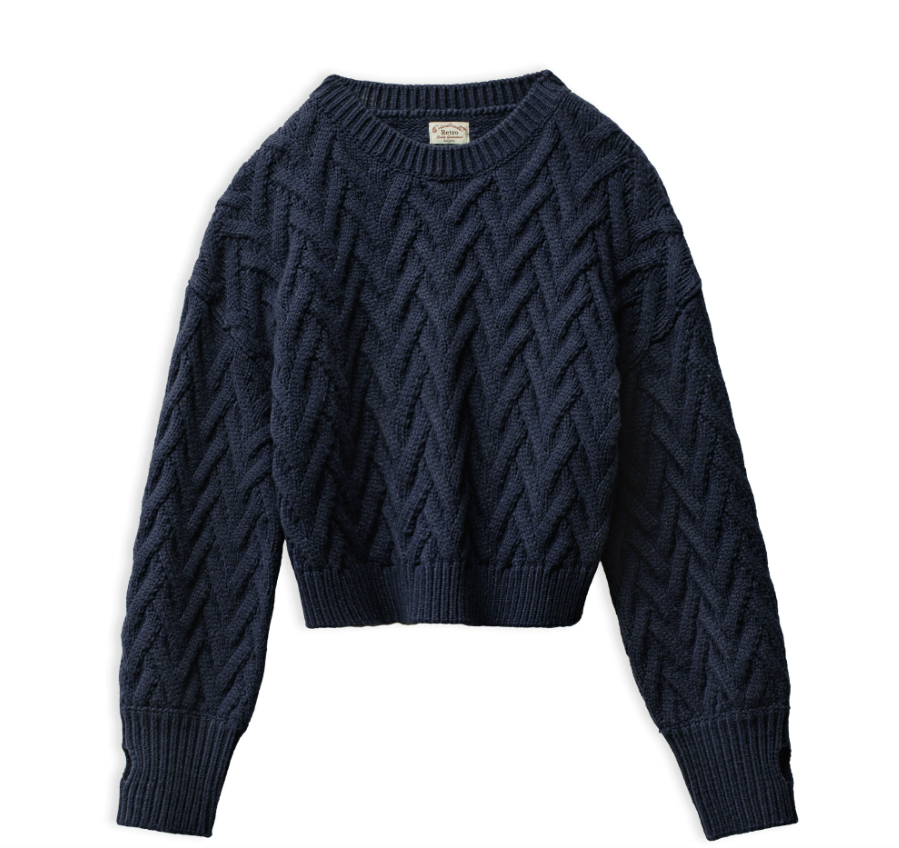 ZhiKnit Womens Sweaters Fall 2025 Cable Knit Long Sleeve Crewneck Oversized Sweater Chunky Pullover Loose Outfits