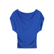 ZhiKnit Off The Shoulder Tops for Women 2025 Summer Short Sleeve Knit Loose Fit Tunic Shirts Casual Lightweight Sweaters