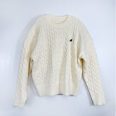 Ladies' Round-neck Embroidered Sweater CrewNeck