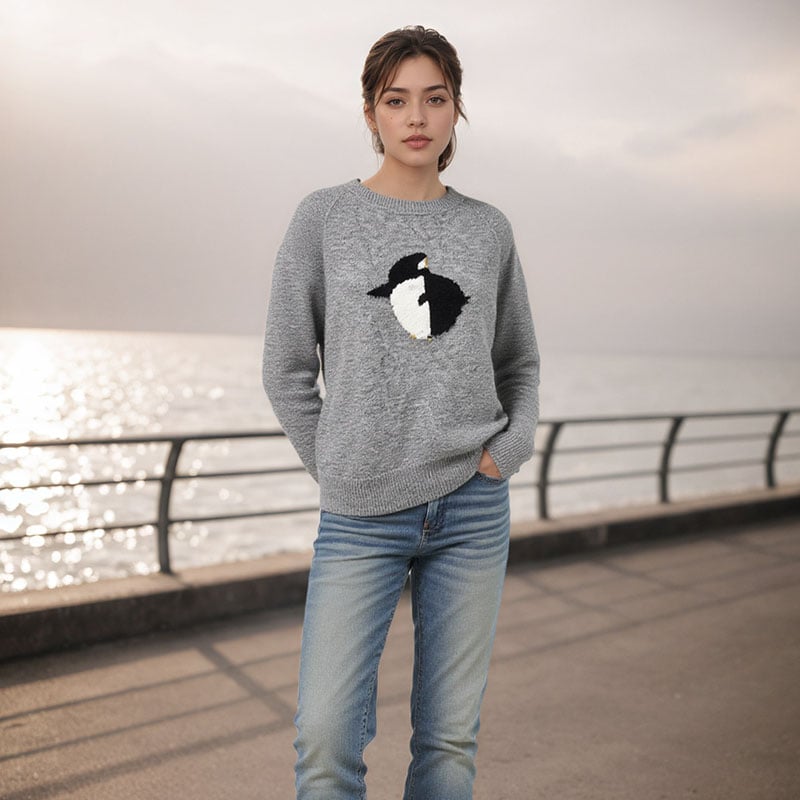 ZhiKnit Sweaters for Women Trendy Long Sleeve Shirts Ribbed Knit Lantern Sleeve Lightweight Sweaters Pullover Knitwear Tops