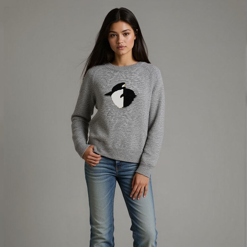 ZhiKnit Sweaters for Women Trendy Long Sleeve Shirts Ribbed Knit Lantern Sleeve Lightweight Sweaters Pullover Knitwear Tops