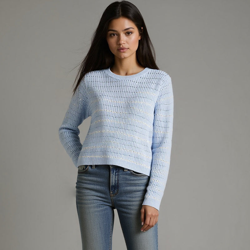 ZhiKnit Women's Soft Knit Sweater Fall Dressy Casual Pullover Tops