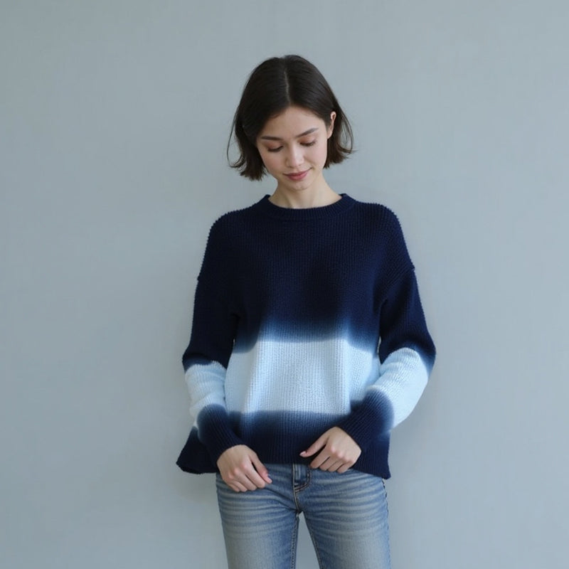 ZhiKnit Womens Crew Neck Sweatshirts Teen Girls Tie Dye Oversized Fall Clothes 2025 Outfits Long Sleeve Pullover Tops