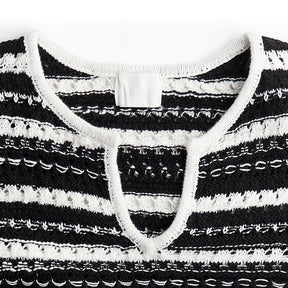 ZhiKnit Women's sweater pullover casual long sleeved V-neck color blocked pullover knitted women's sweater