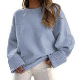 ZhiKnit   Women's Oversized Sweaters Fuzzy Chunky Warm Pullover Sweater