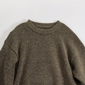 Thick round neck loose fitting head CrewNeck crewneck sweatshirts women crewneck sweater