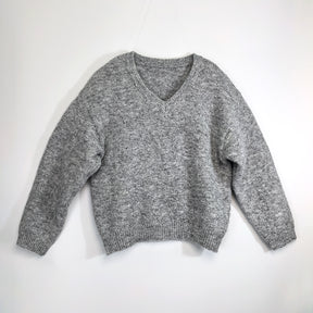 ZhiKnit Women’s V Neck Sweaters Long Sleeve Ribbed Soft Knit Pullover Cozy Lightweight Casual Tops